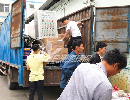 汕尾食品水產(chǎn)加工廢水處理工程發(fā)貨進(jìn)場